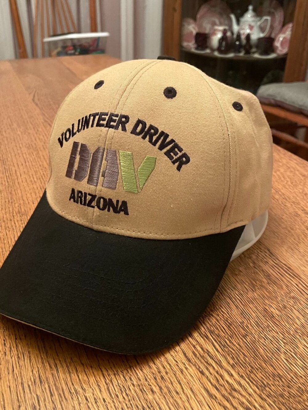 Disabled American Veterans Volunteer Driver Hook and Loop Baseball Hat Cap